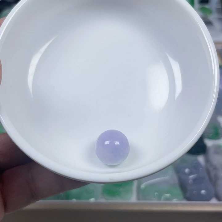 翡翠未镶嵌颈饰5、紫珠卡14