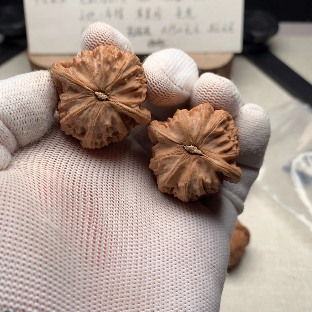 飞***了文玩核桃吊坠白狮子