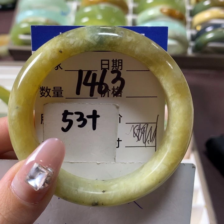 蛇纹石玉手镯未镶嵌1463