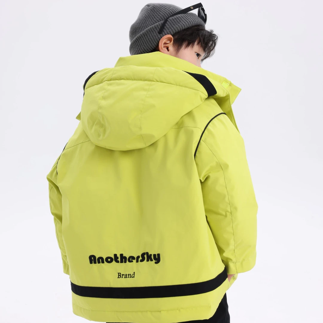 【现货先发】运动休闲时尚羽绒服2025户外加厚连帽K244YRF4576保暖