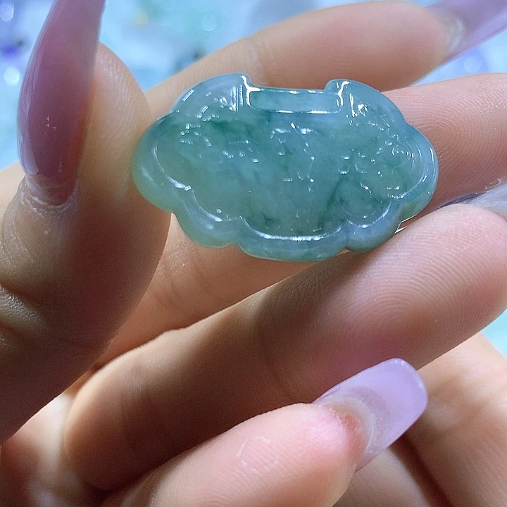 翡翠未镶嵌颈饰天然翡翠A货吊坠