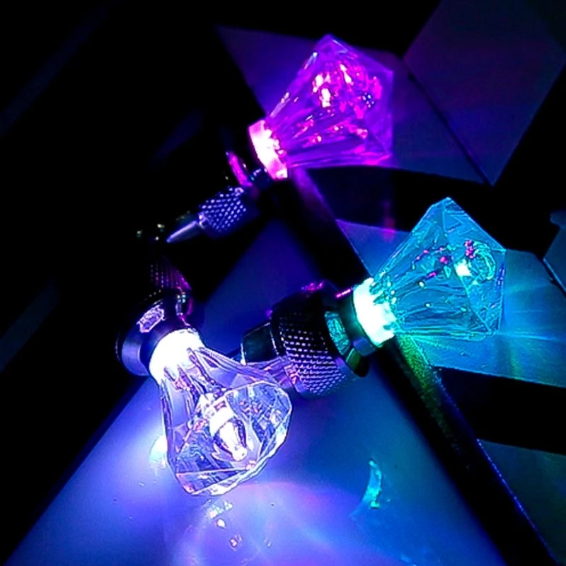 自行车摩托车轿车电动车轮毂灯七彩风火轮气门灯气嘴灯