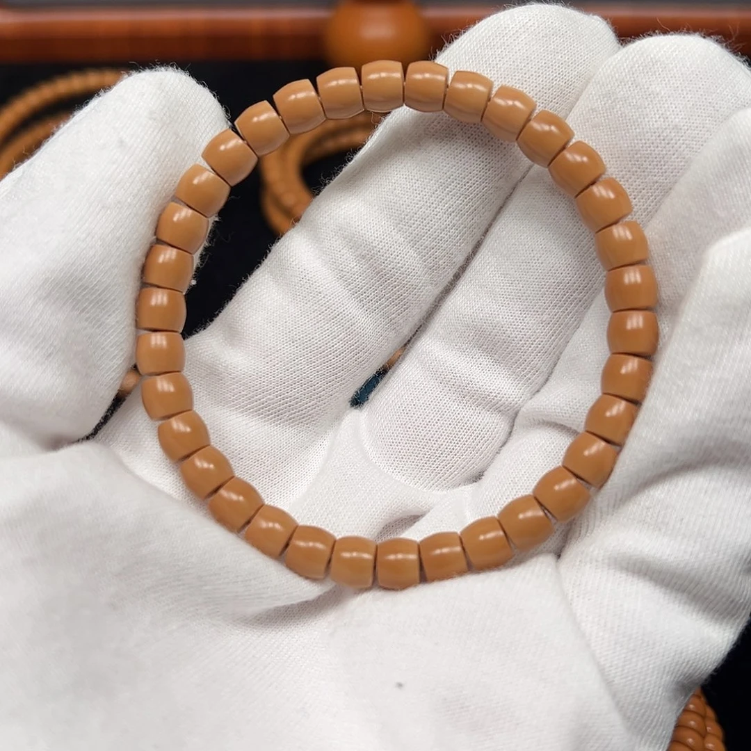 橄榄核手串/手链橄榄核尖直切单圈6.8