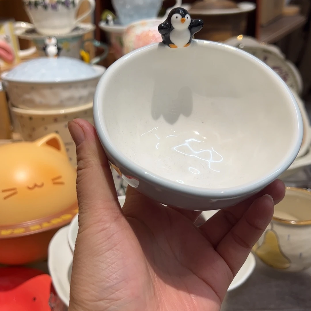小企鹅米饭碗一枚