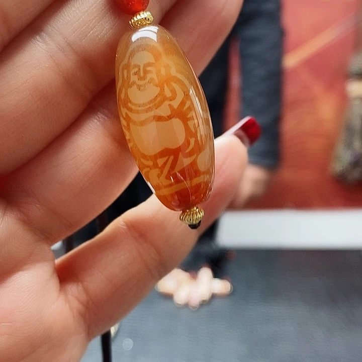 玛瑙/玉髓颈饰合金