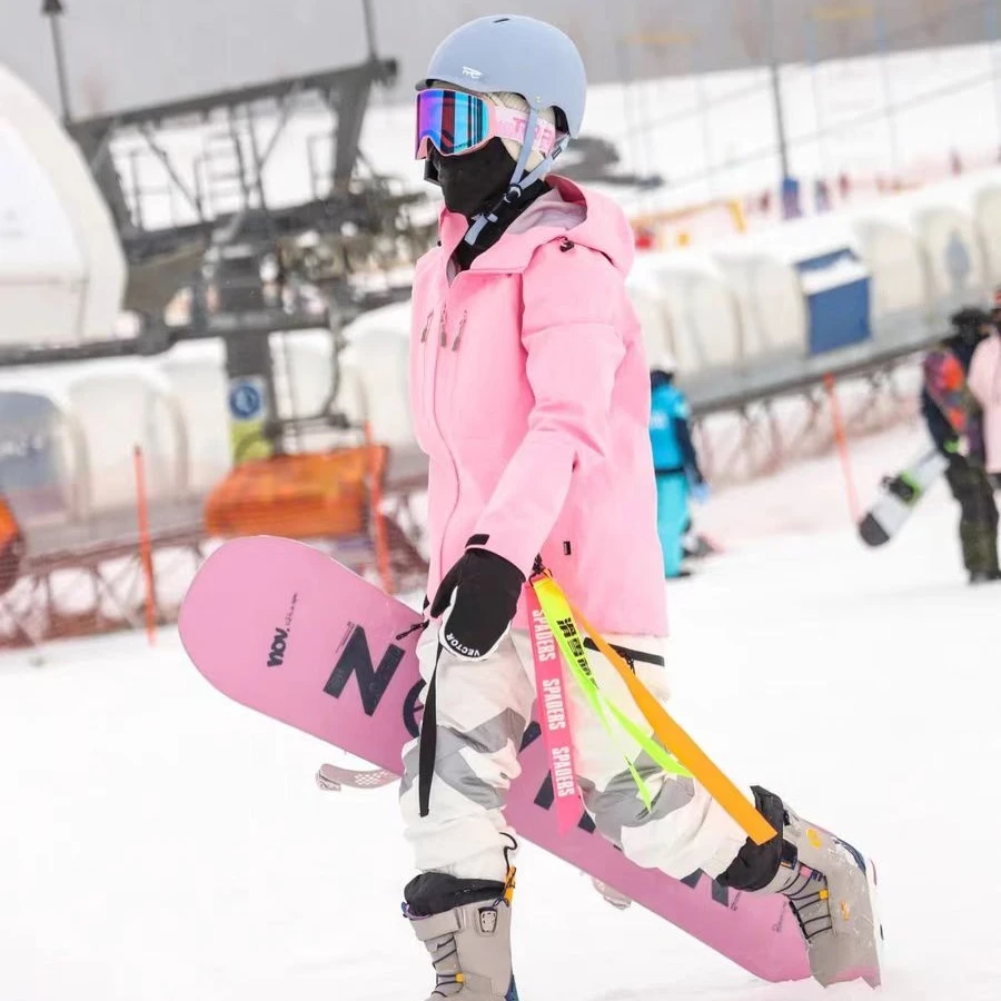 SC24491 女士全缝隙压胶户外运动硬壳冲锋滑雪服