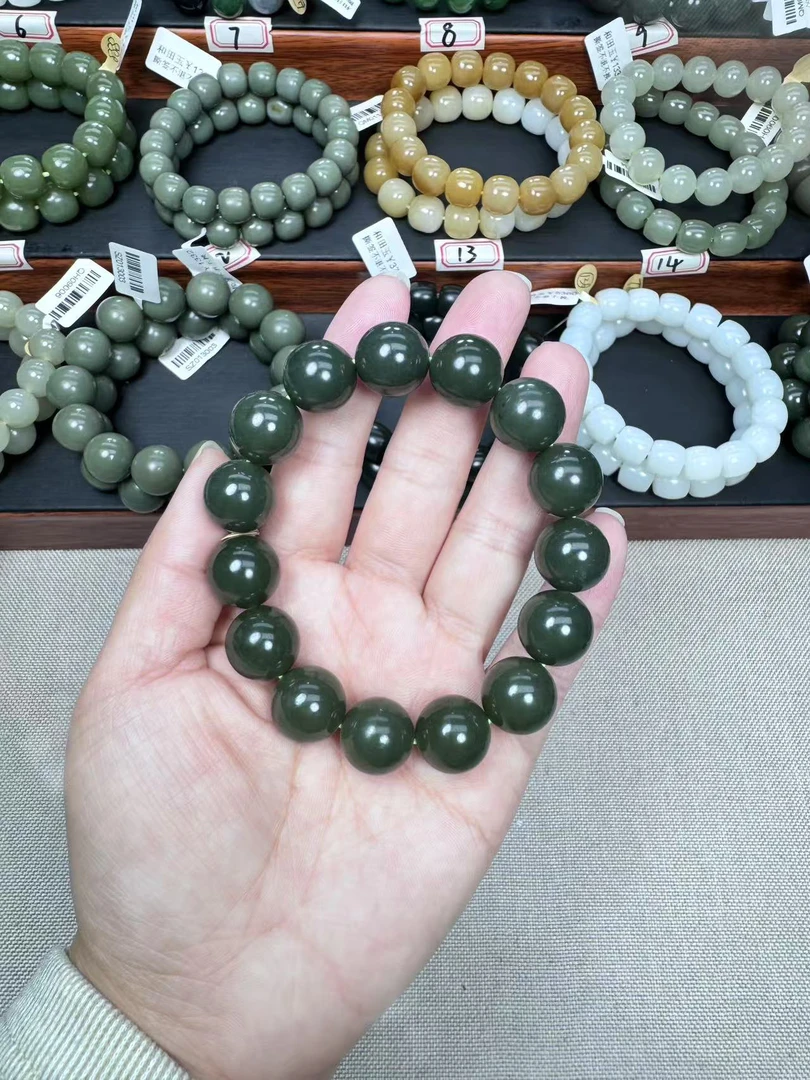 纯天然和田玉手串