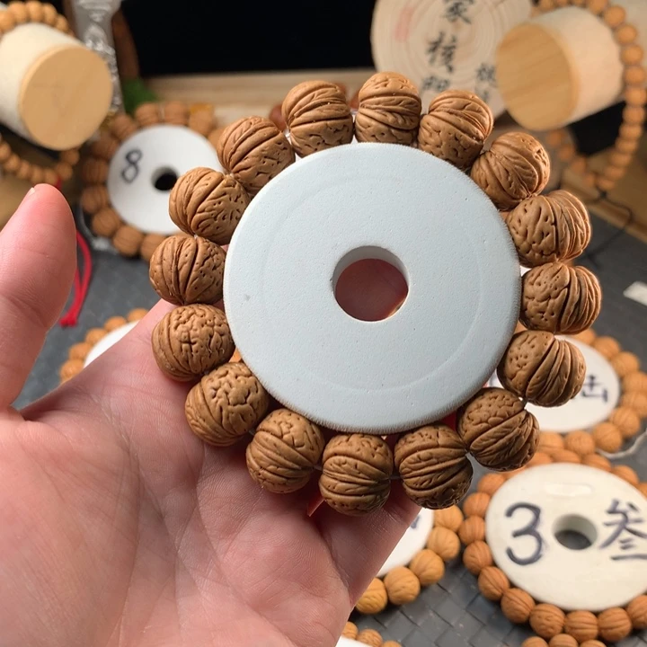 手串桃核老树磨盘