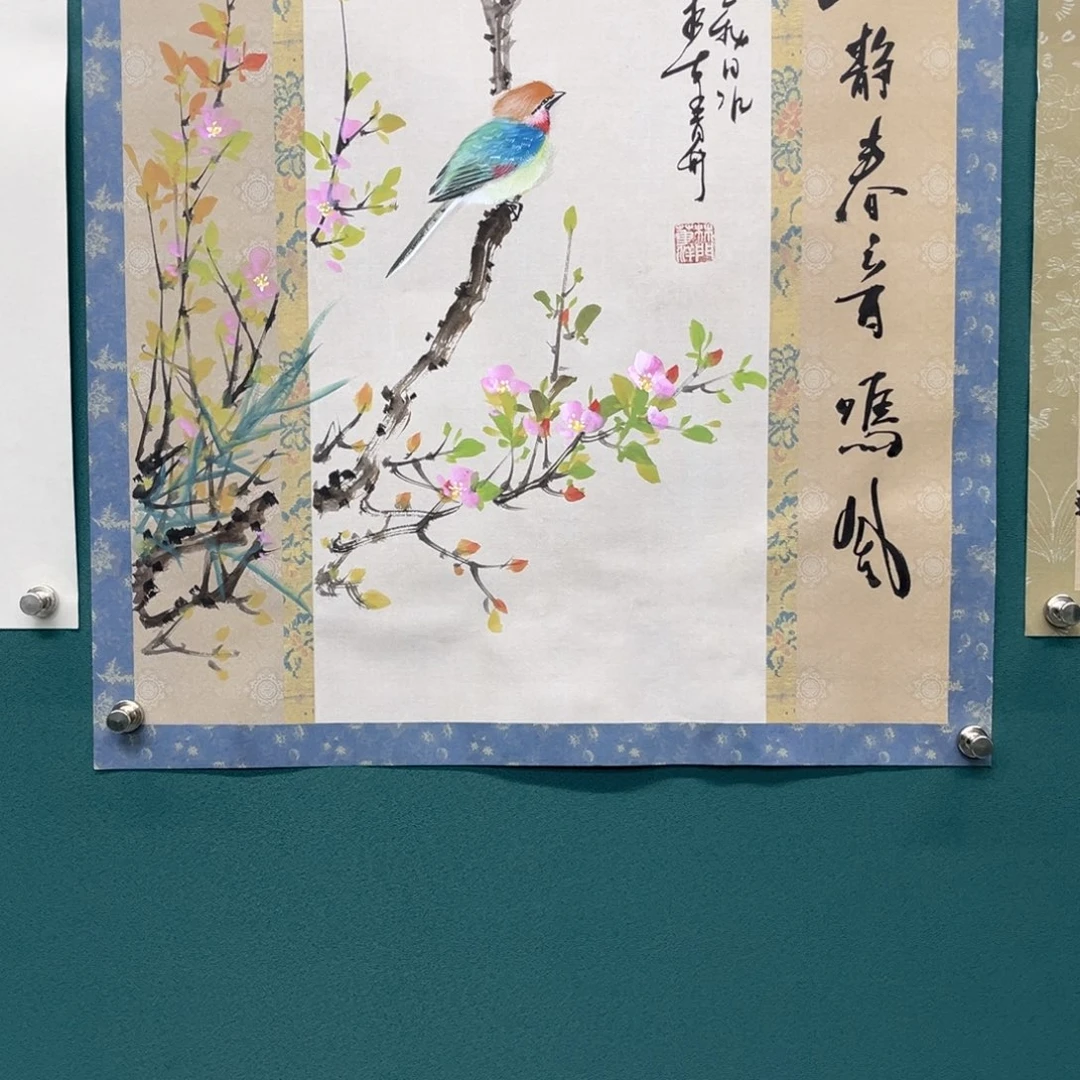 国画艺术家真人手绘