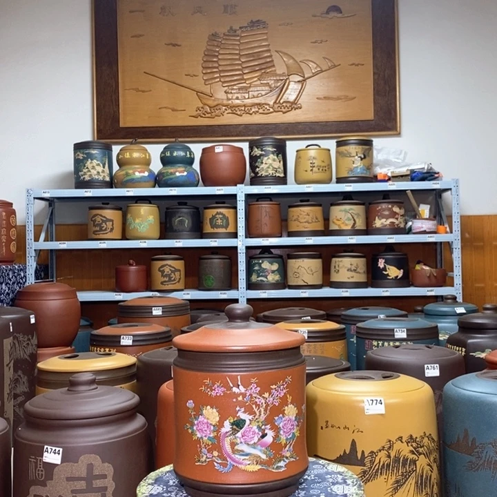 紫砂茶叶罐宜兴紫砂