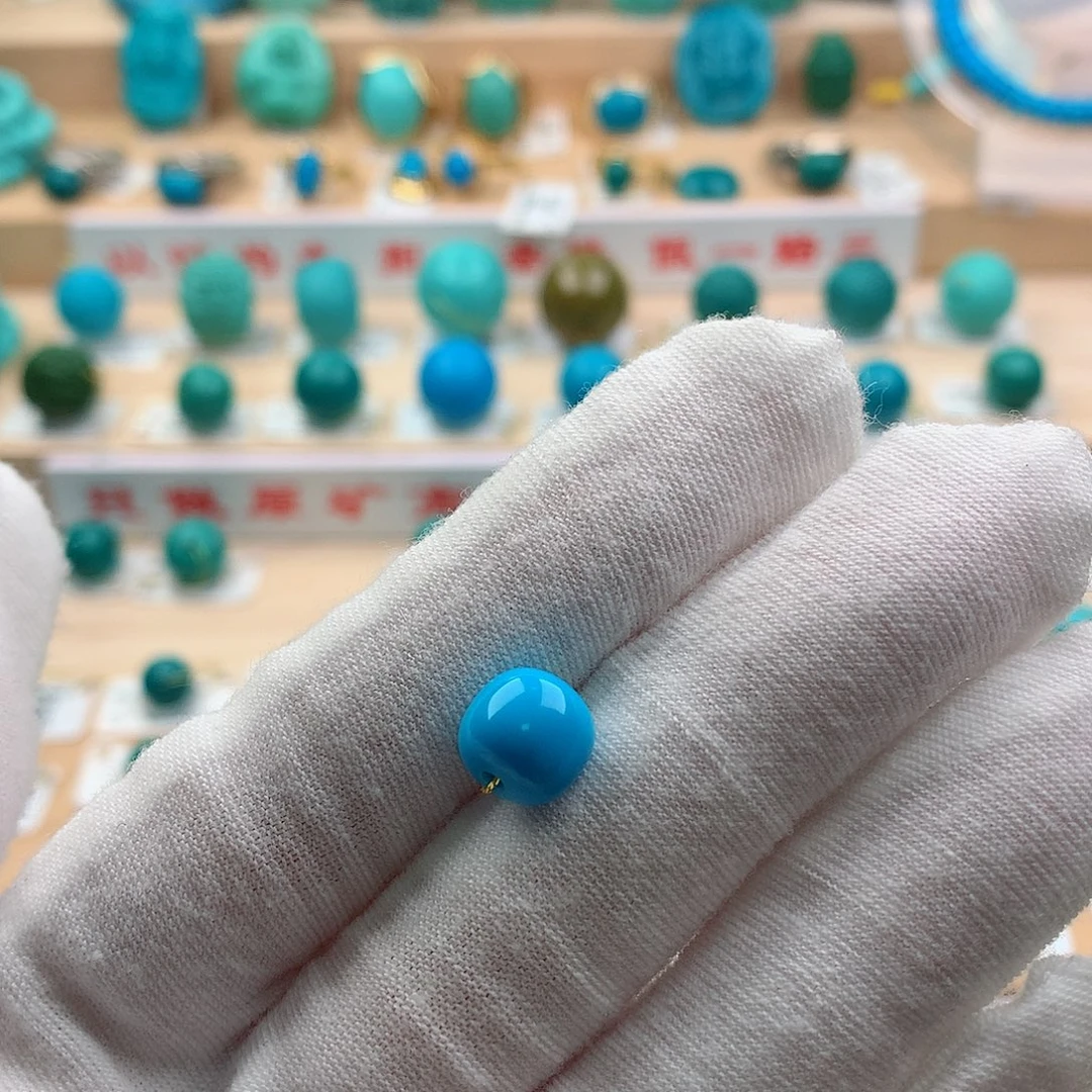 绿松石未镶嵌珠宝奇石9.0-8.5