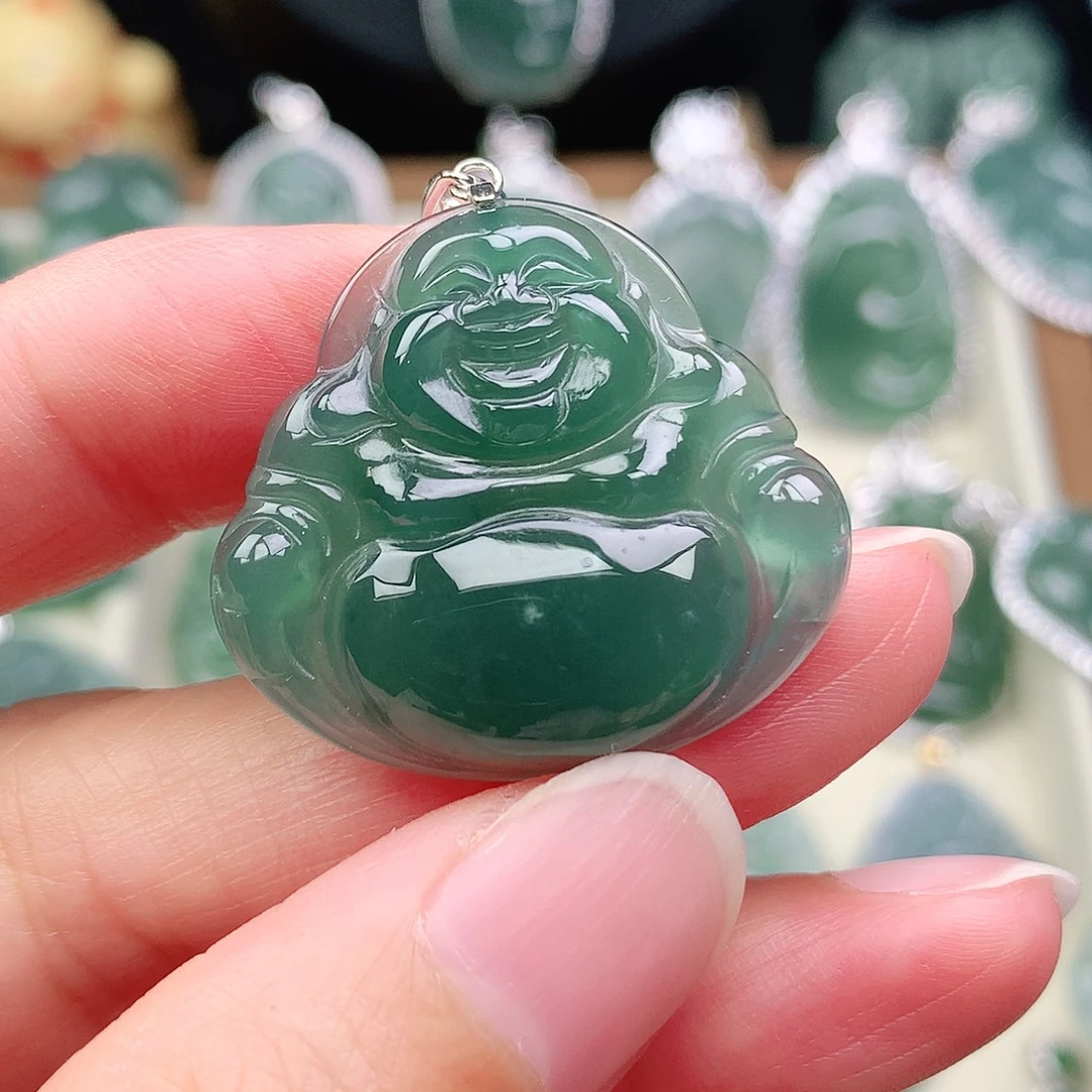 翡翠未镶嵌颈饰吊坠