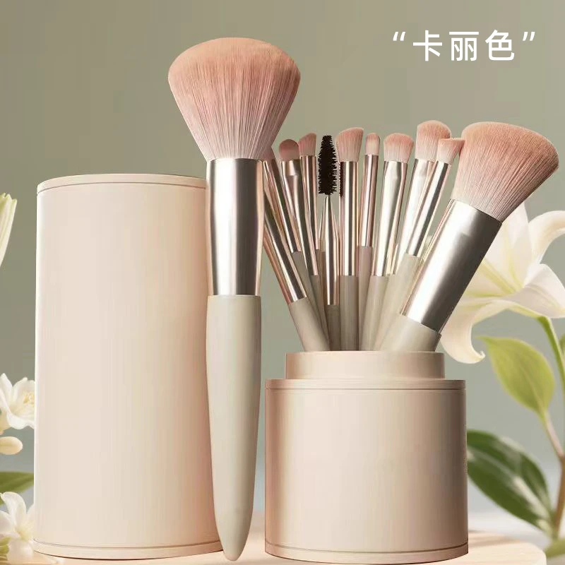 新手适用软毛化妆刷套装含遮瑕腮红散粉等多用途刷子便携套刷