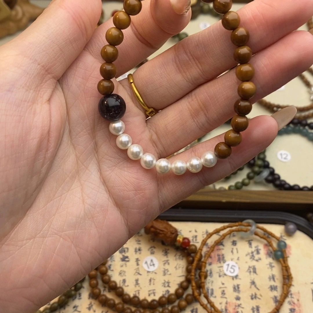 库克未镶嵌手串贝珠06