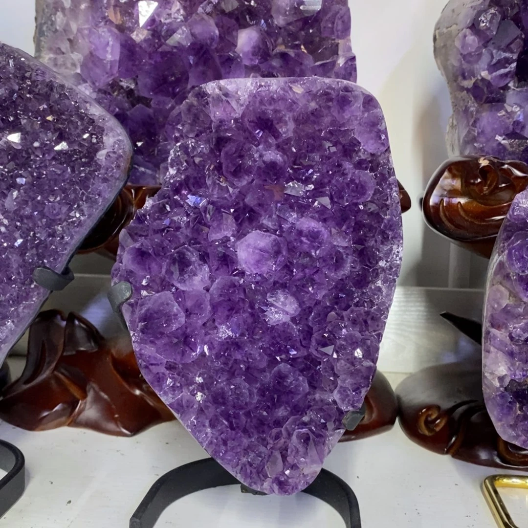 大型摆件（非配饰）紫晶未镶嵌莹