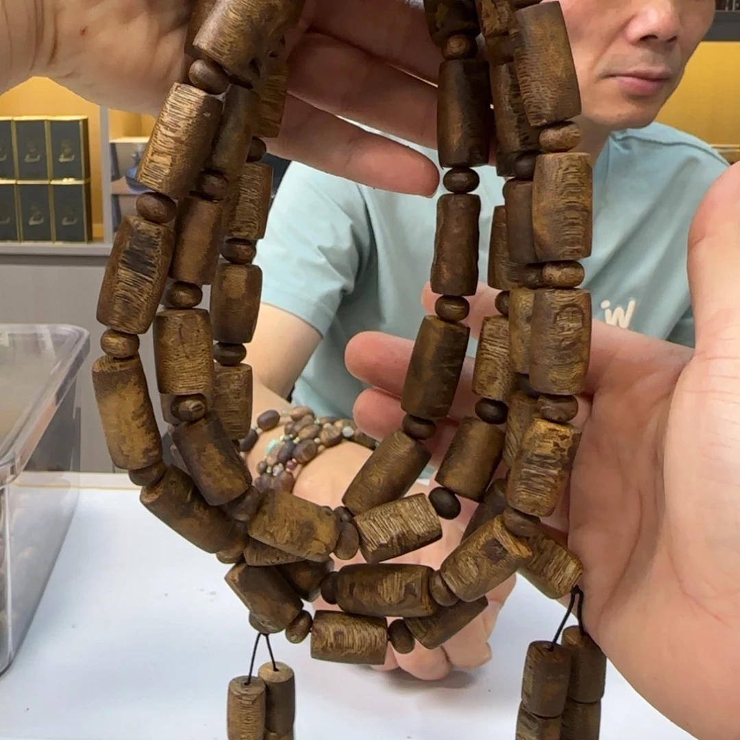 沉香手串绿棋张勺子多样性发货1条55克