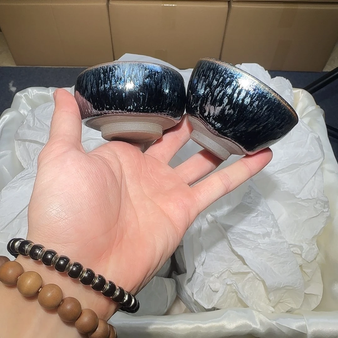 茶盏微瑕建盏，介意勿拍