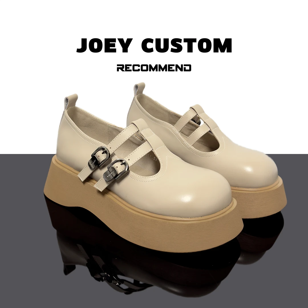 JOEY | 黑色复古小皮鞋女夏款新品玛丽珍乐福鞋  57056