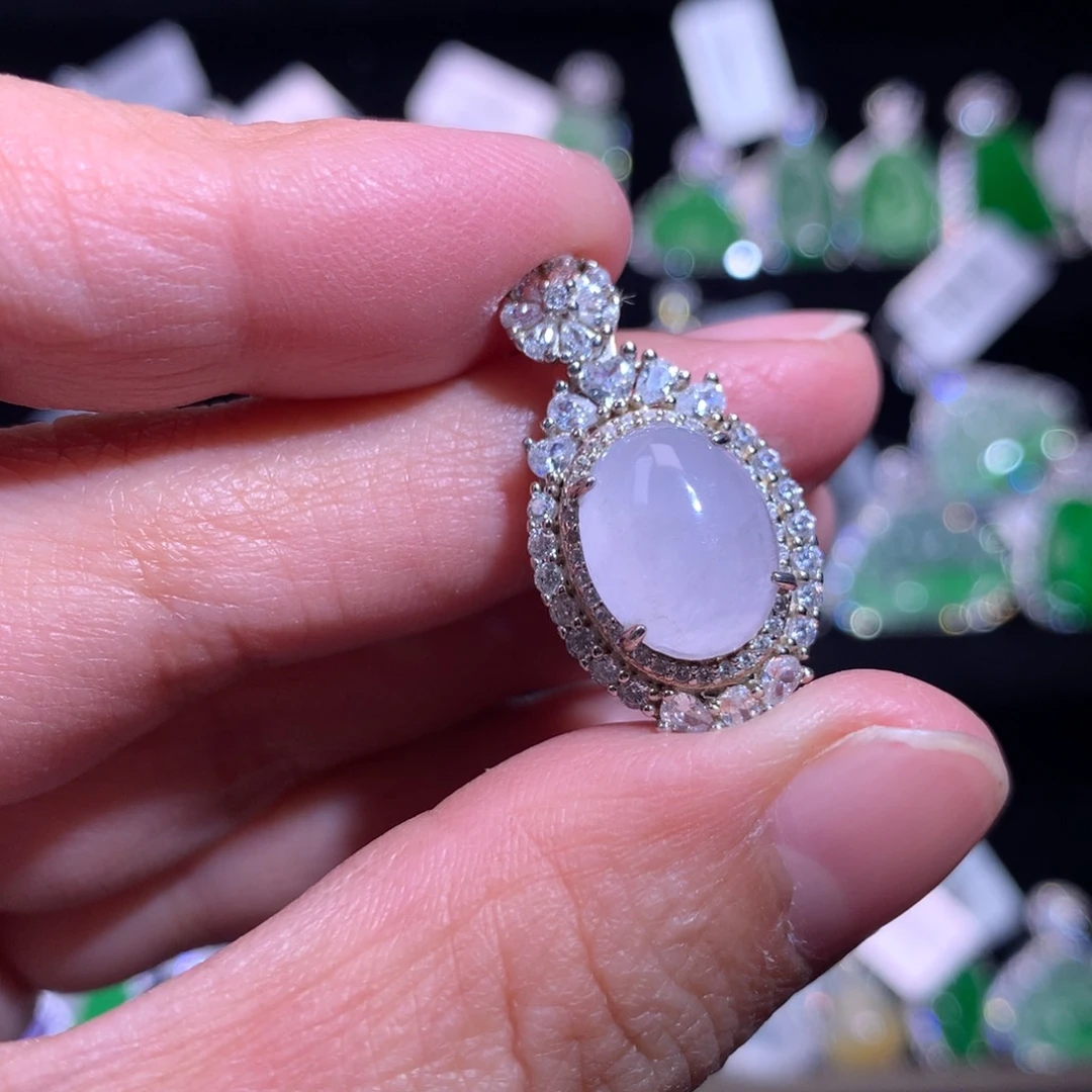 【闪购商品】银S925镶嵌戒指翡翠