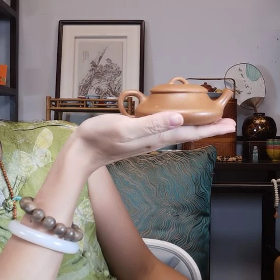 木***曦茶壶紫砂隐瓢全手工