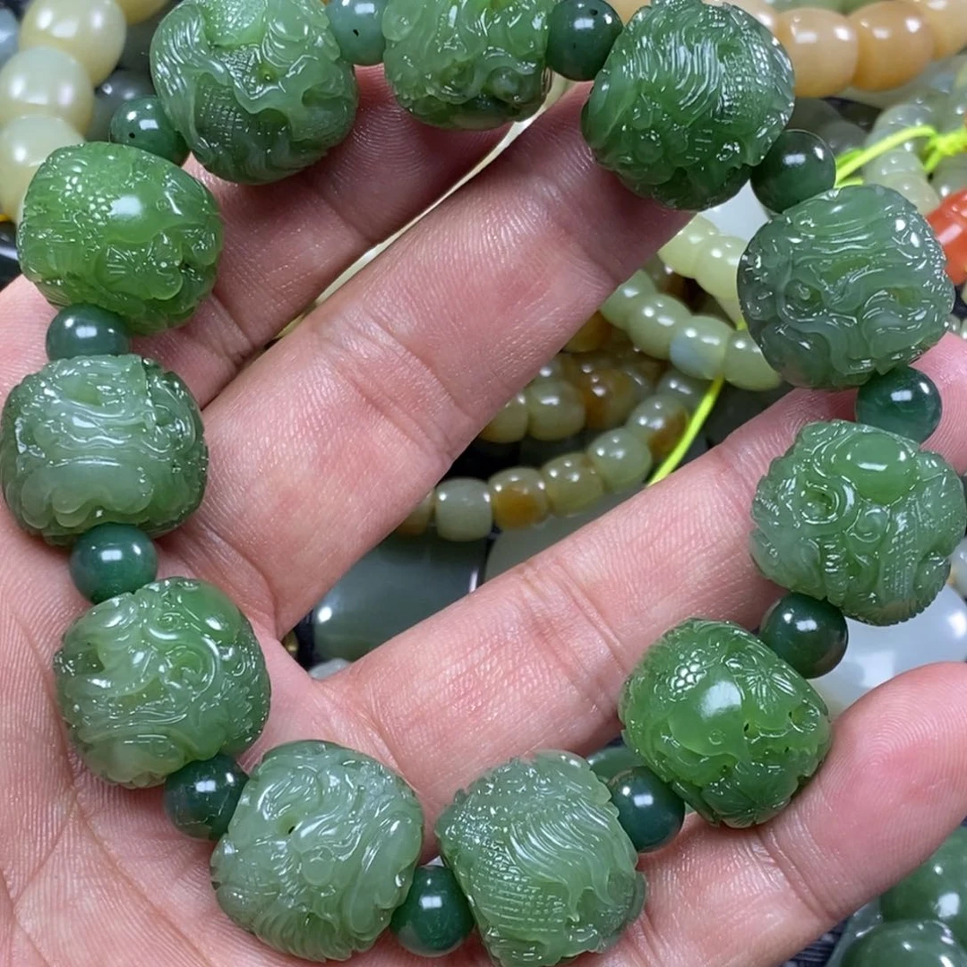 和田玉手链未镶嵌