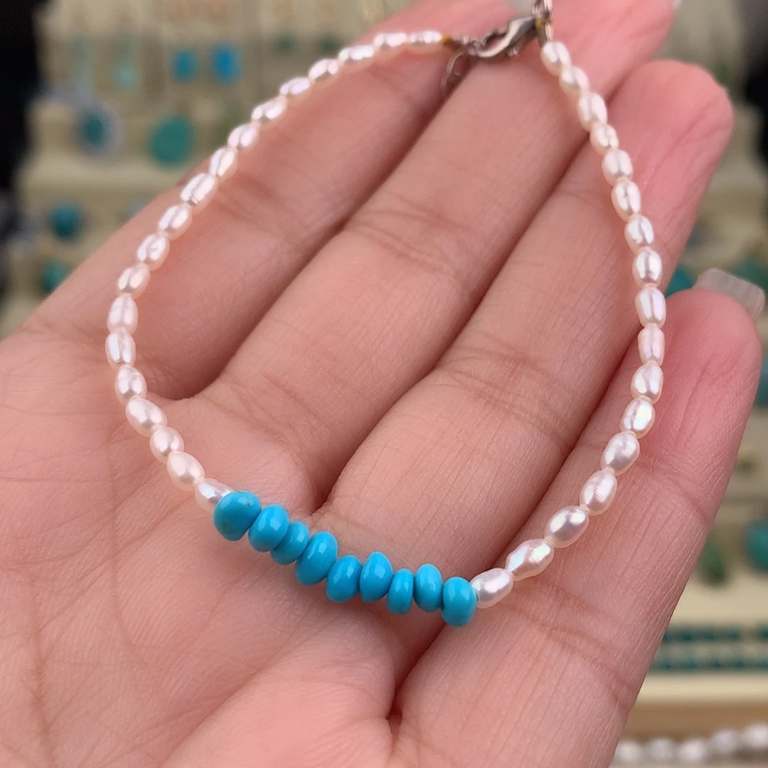 绿松石未镶嵌手链