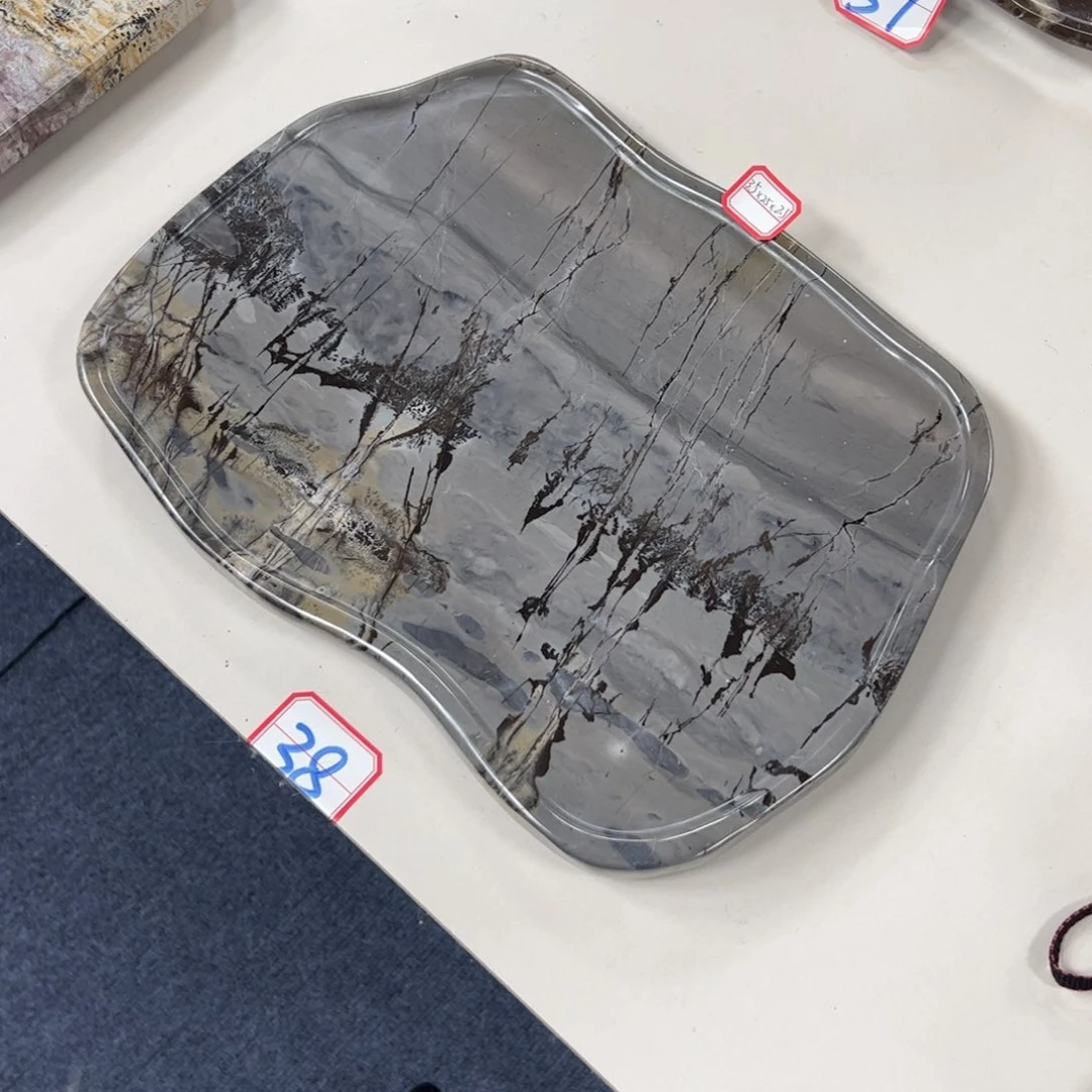 广西石天然国画石干泡台