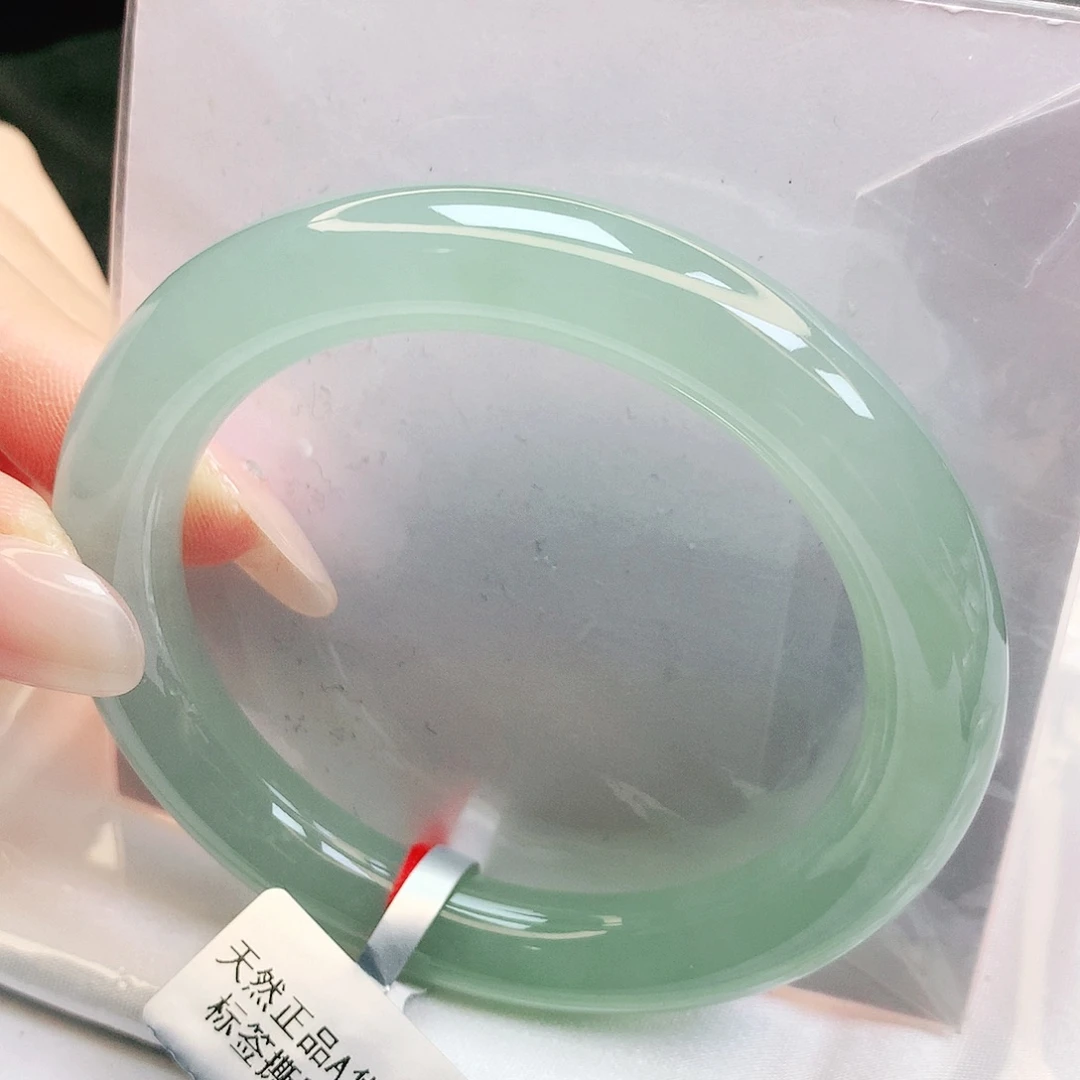 翡翠未镶嵌手镯缅甸天然a货翡翠手镯