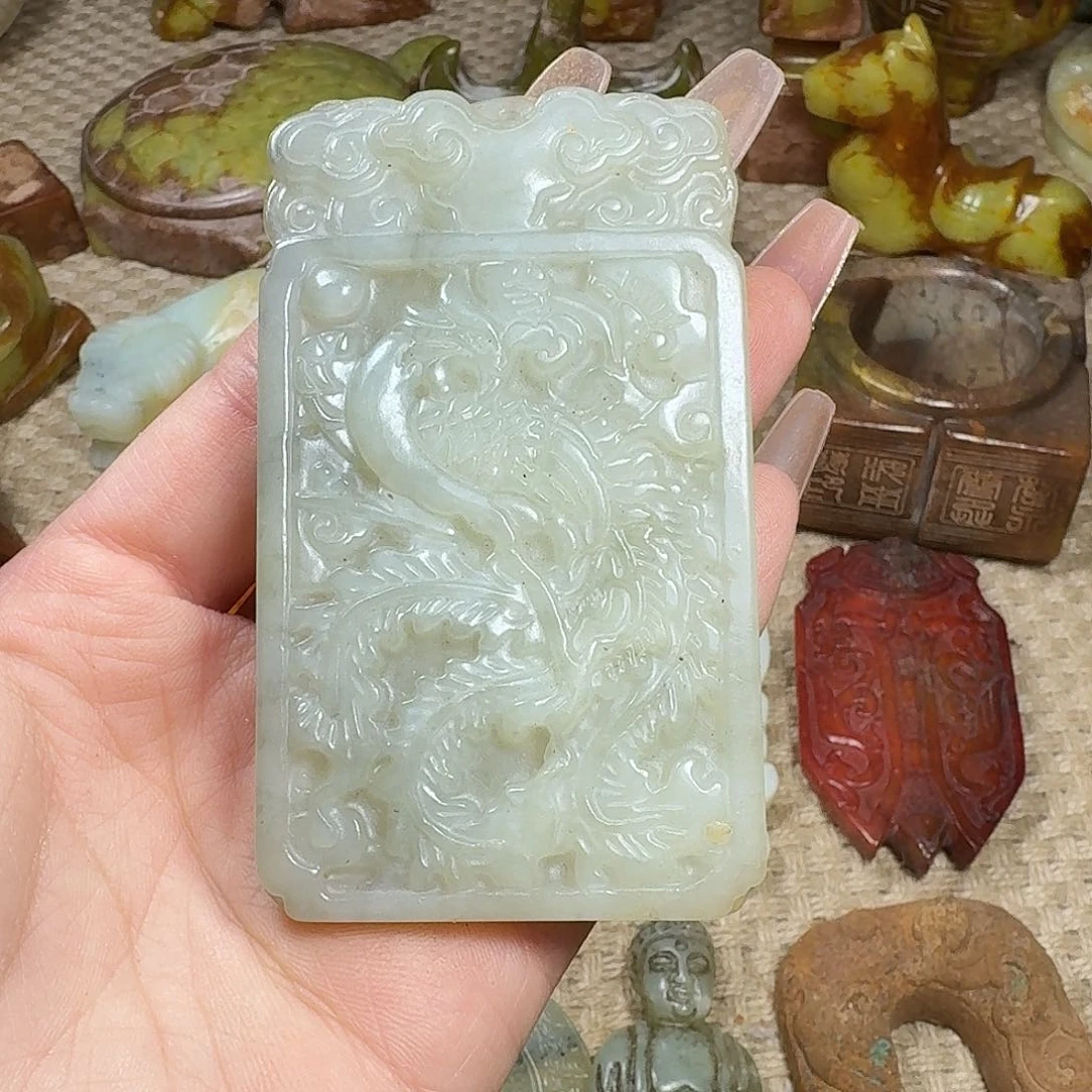 白玉菩提吊坠挂件