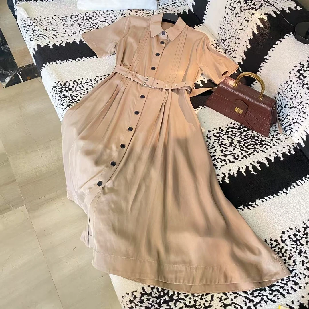 【K姐私家定制】年中-福利场-夏季短袖连衣裙气质拼接裙子-KQ25020