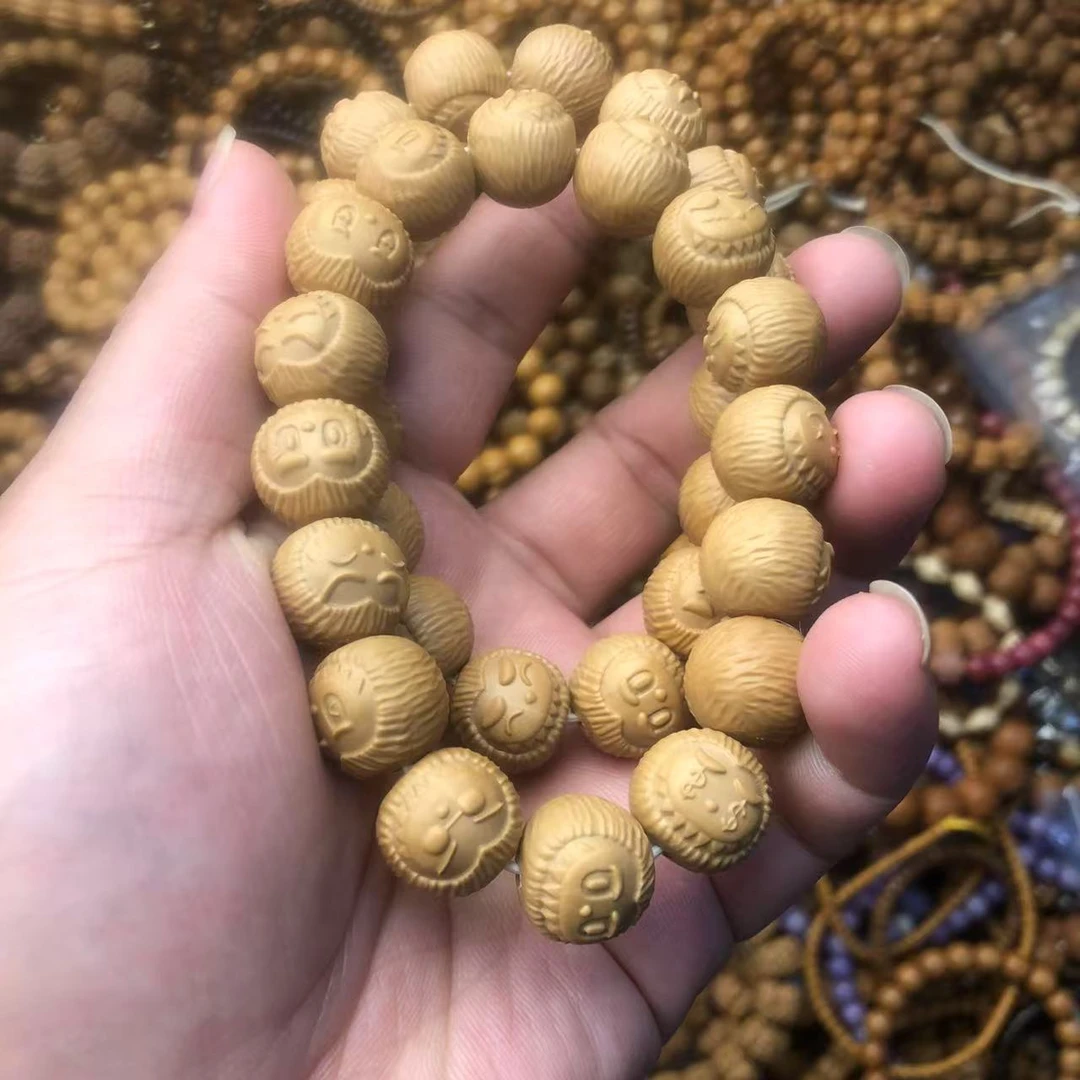 猴头拉布布15mm猴头核桃手串文玩猴头