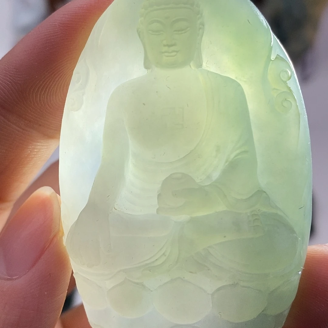 定制翡翠未镶嵌佛