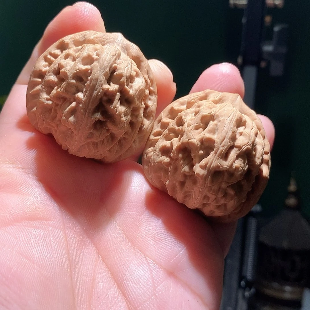 夜***宇把件文玩核桃42红锦鲤全品