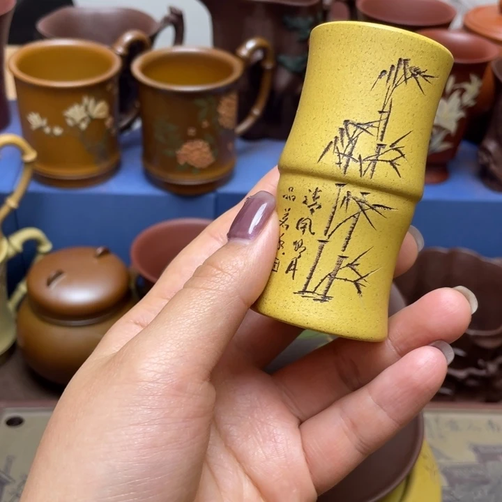 紫砂茶杯紫砂主人杯