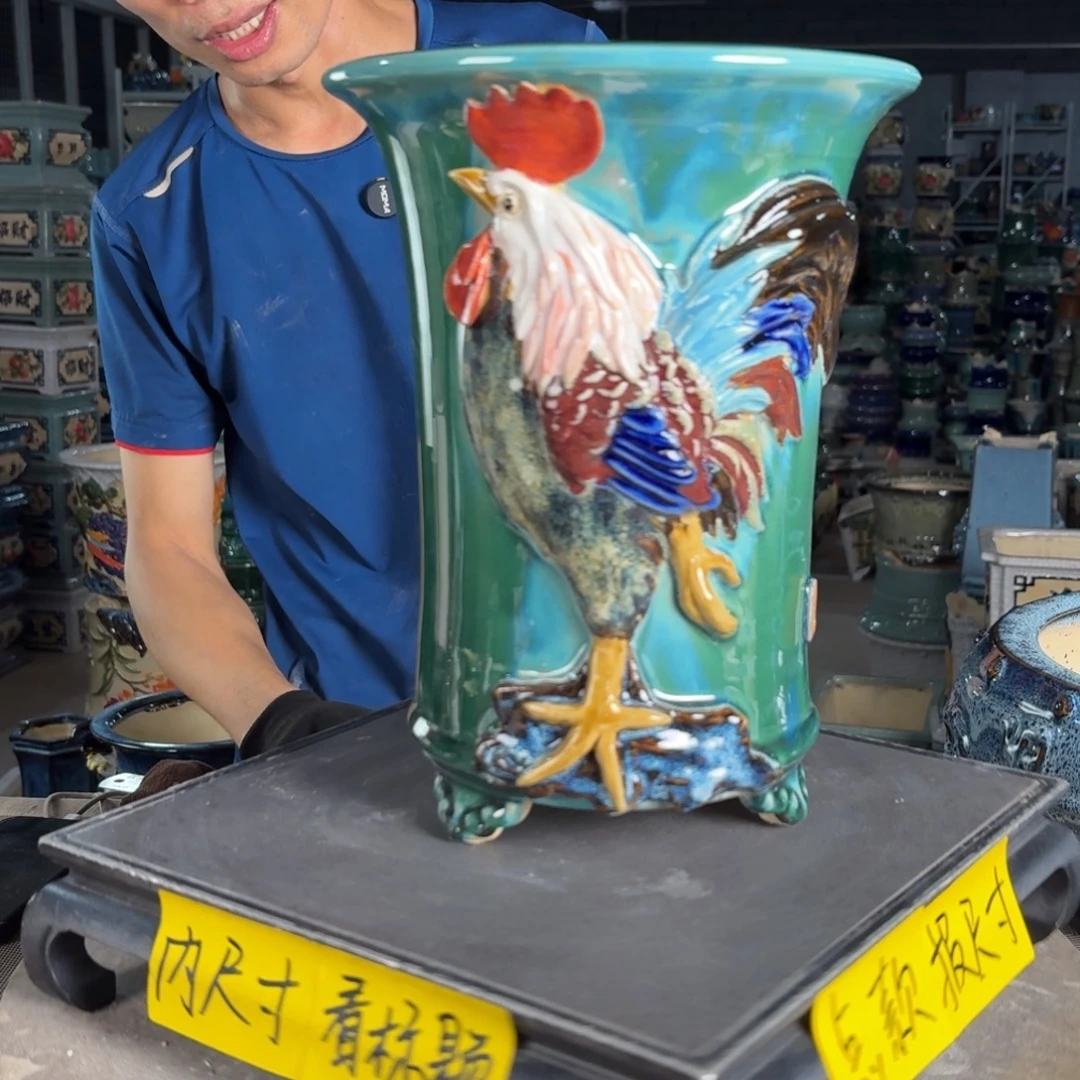 一风堂石湾花盆 内17*26