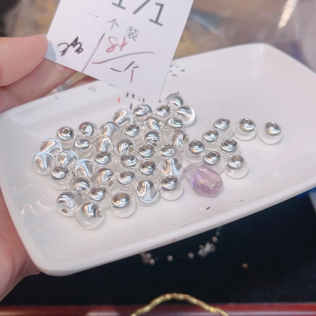 紫晶珠宝半成品银S925镶嵌171