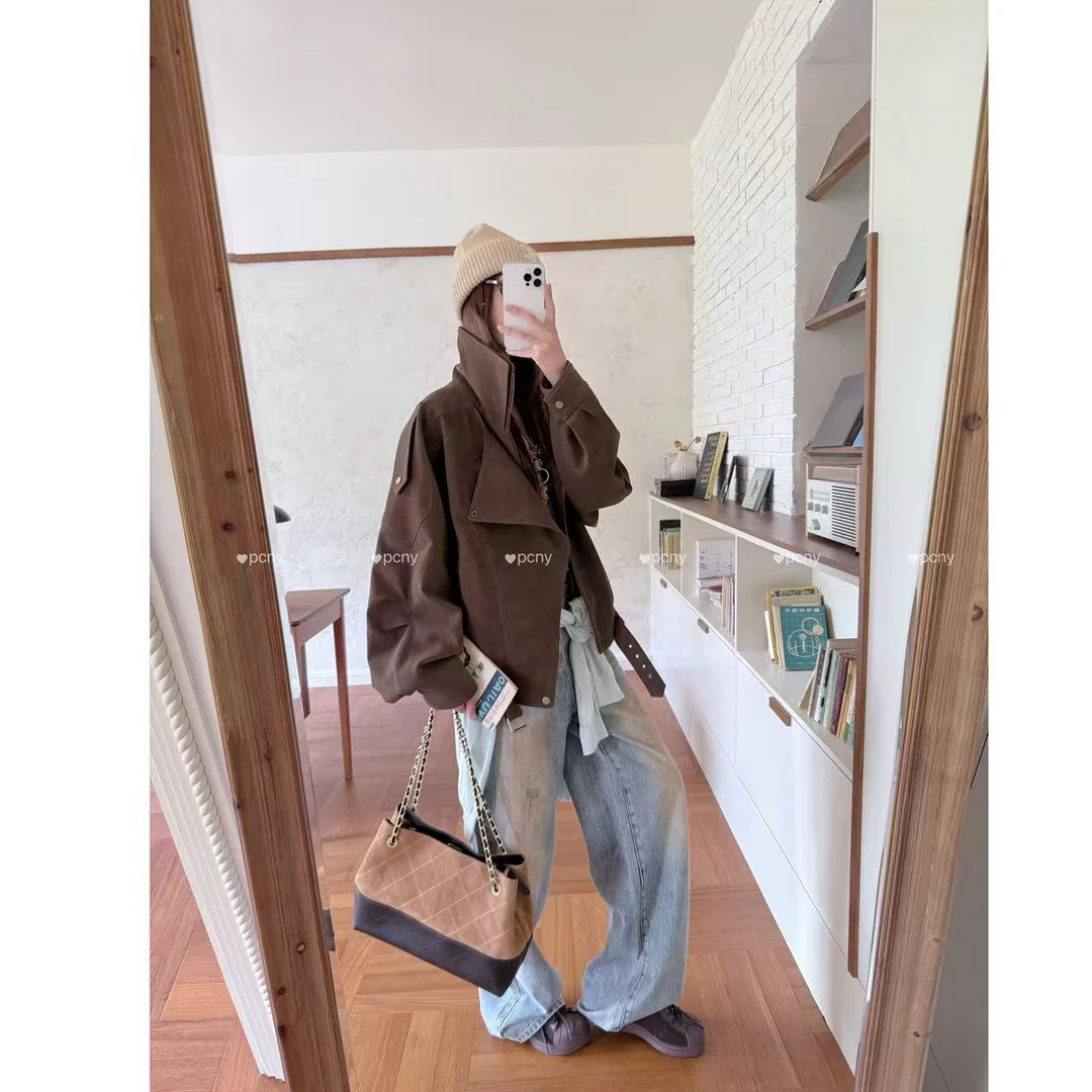 PCNY「风蚀陶诏」不理理秋季新款小众女装时尚百搭休闲外套