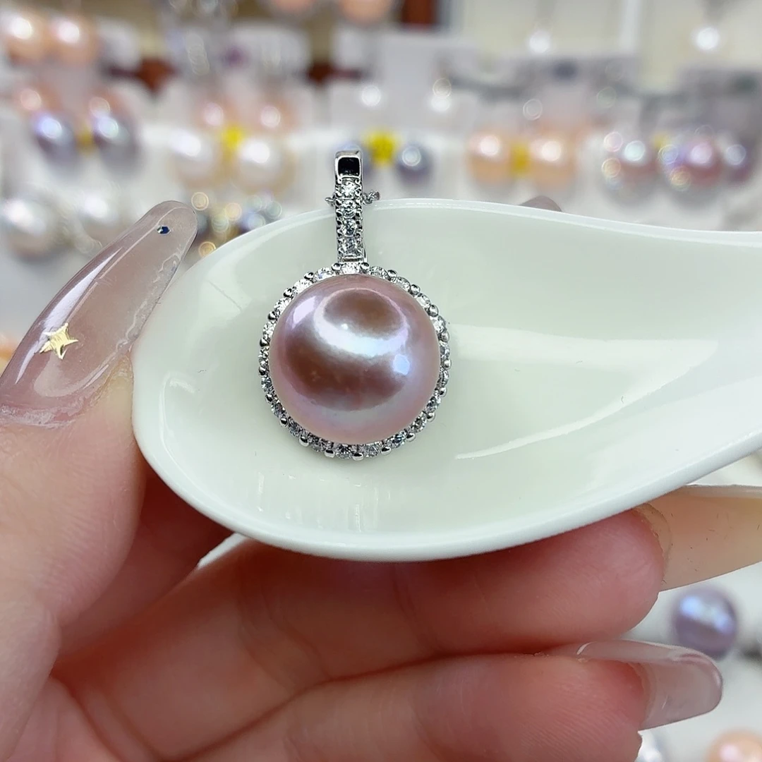 颈饰淡水珍珠合金