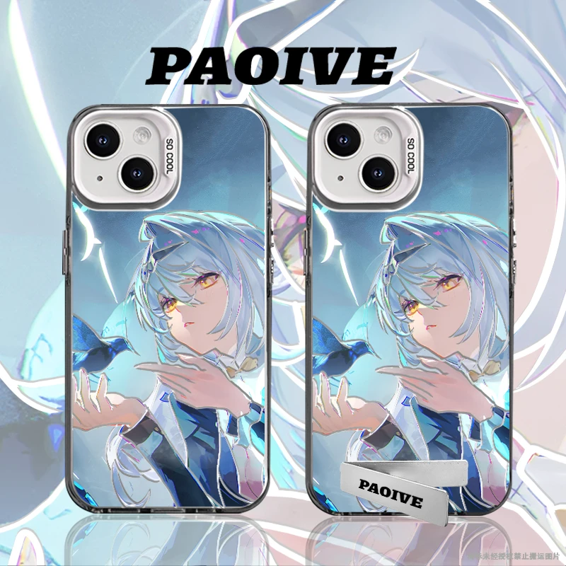 绝区零创意适用苹果华为vivoiPhone小米三星防摔彩银手机壳