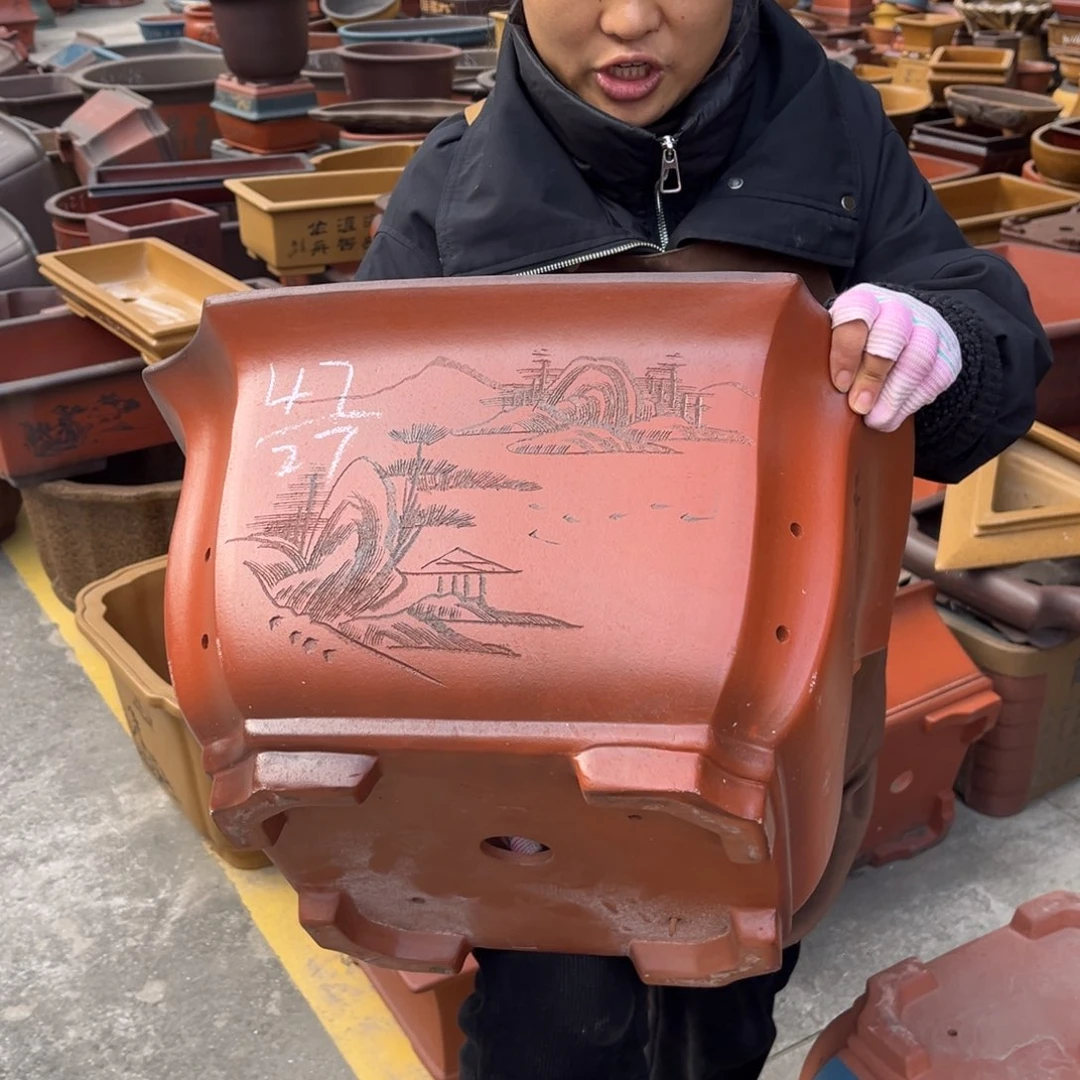 紫砂花盆盆景艺术
