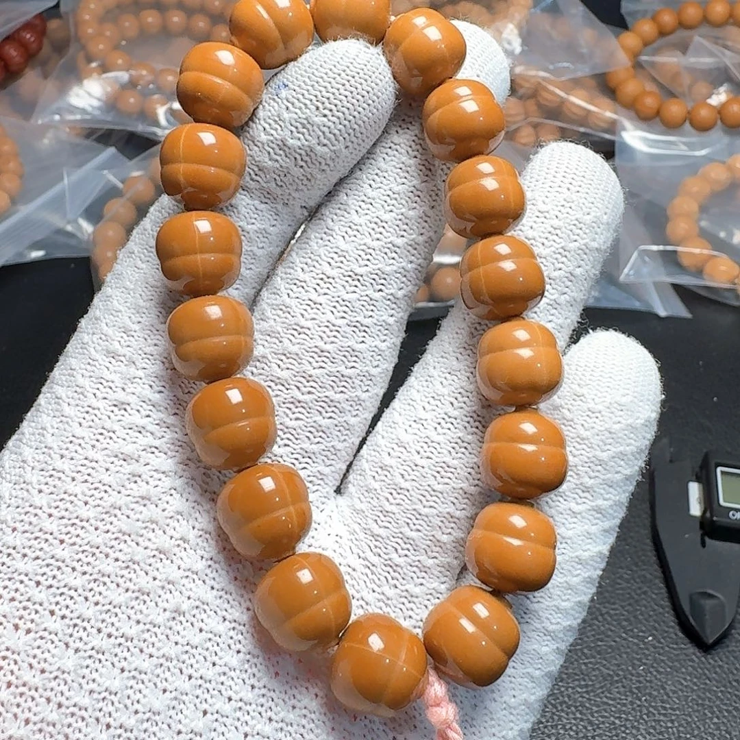 猴头核桃吊坠雕刻葫芦手持反油款