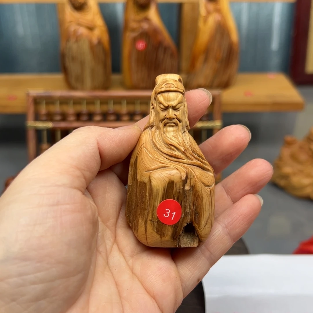 (***）木崖柏木摆件手把件，