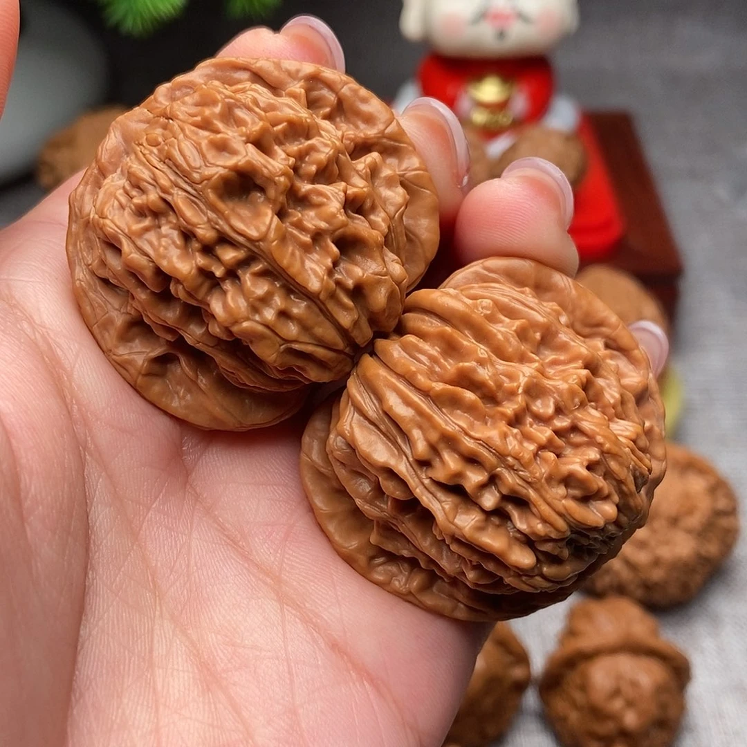 西***哥文玩核桃把件汉高楼43全品