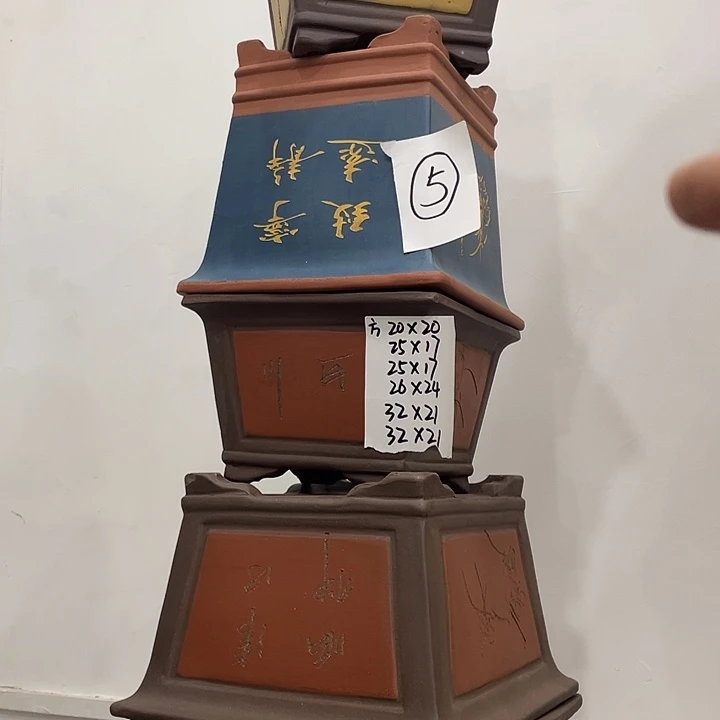 05紫砂花盆捡漏一