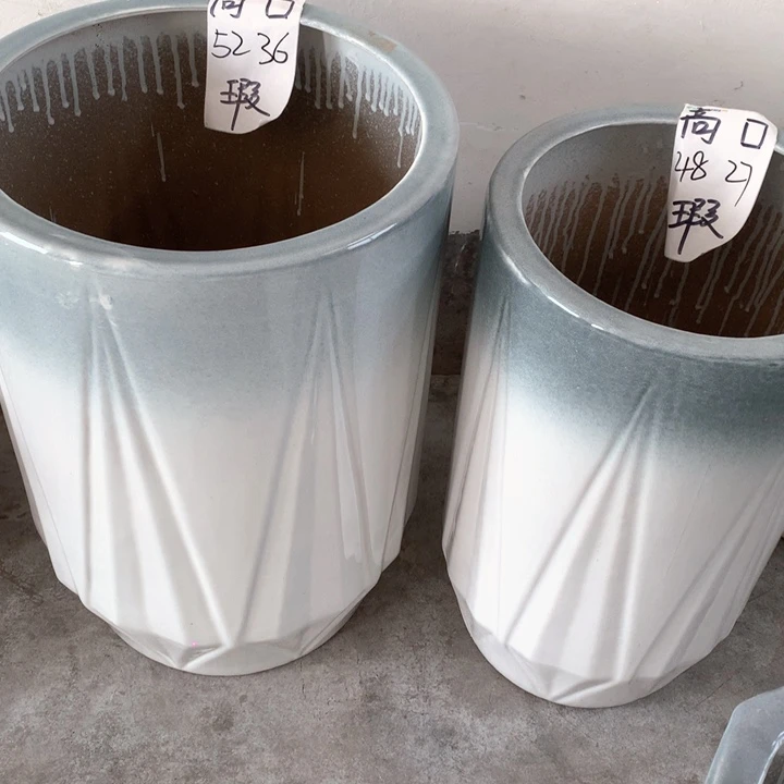 花盆陶瓷渐变高盆