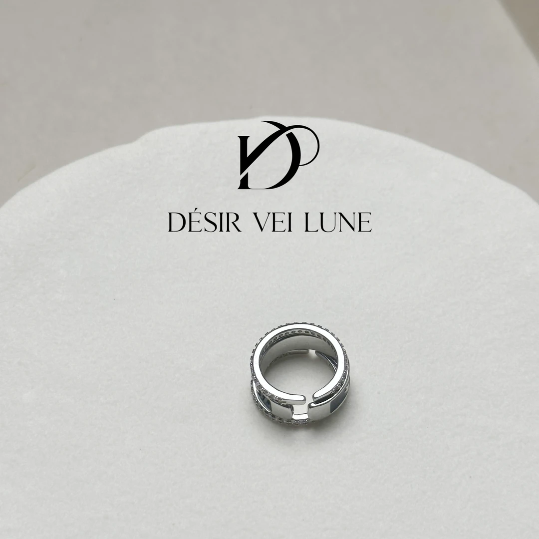 铜合金合成锆石戒指 戒4493复古小众