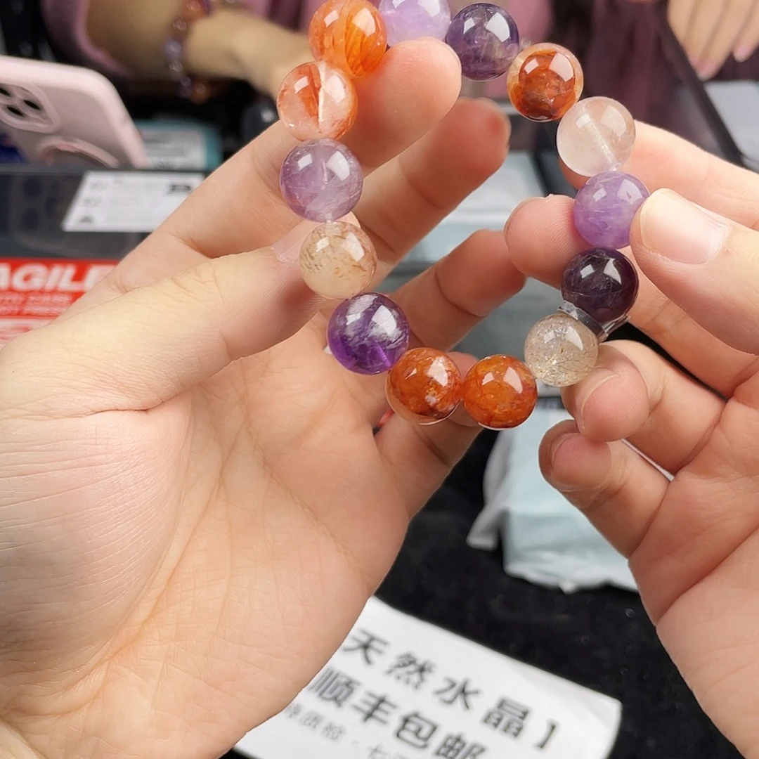 手串银S925镀金镶嵌水晶