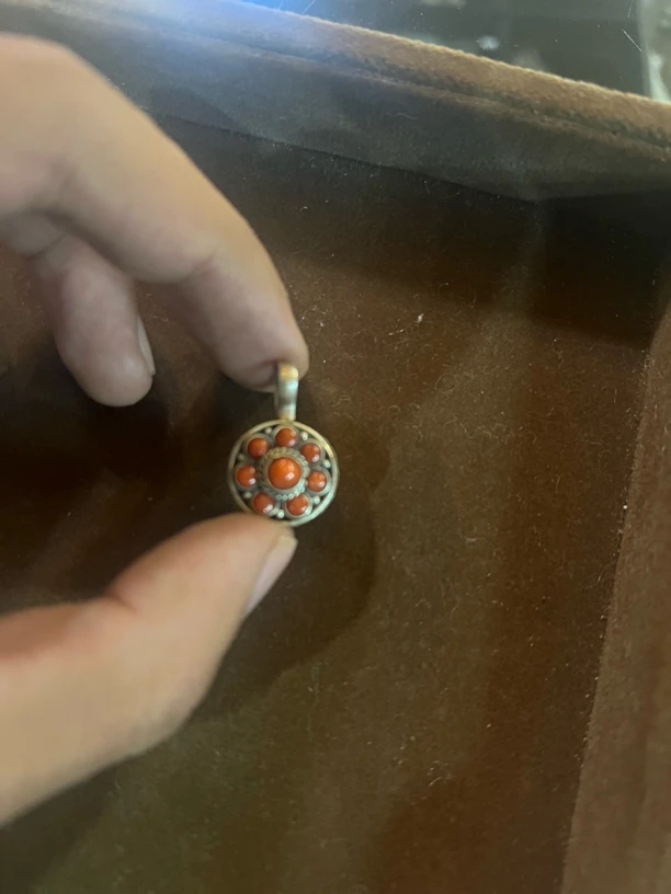 铁手链 身上佩戴的隔珠，925