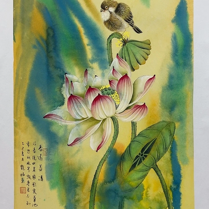 国画手绘国画作品