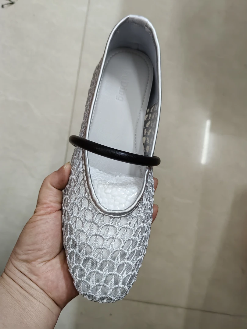 真皮内增高女鞋夏季33码法式绝美小单鞋小个子黑色圆头鞋时尚气质